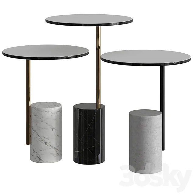 Quinti Sedute Xaxa Coffee & Side Tables 3DModel