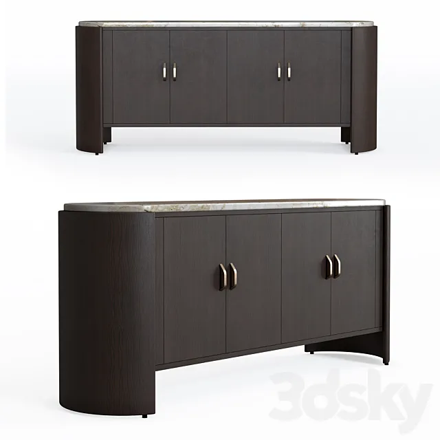 Quintus realto credenza 3D Model Quintus realto credenza 3D Model