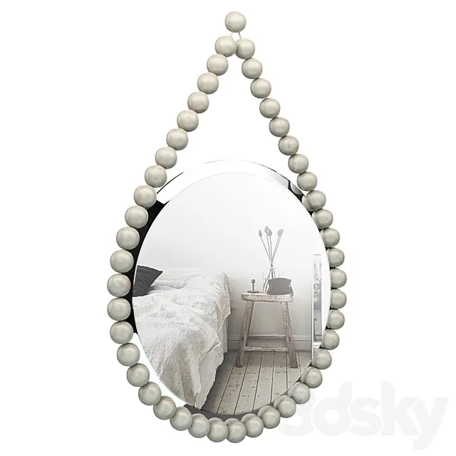 Quitman Accent Mirror BGLS7338 3D Model Quitman Accent Mirror BGLS7338 3D Model