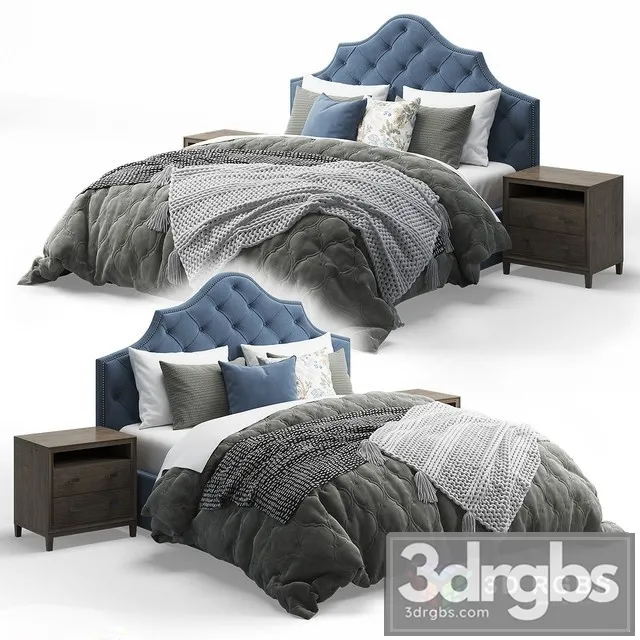 Qween Luxury Bed 3D Model Download Qween Luxury Bed 3D Model Download