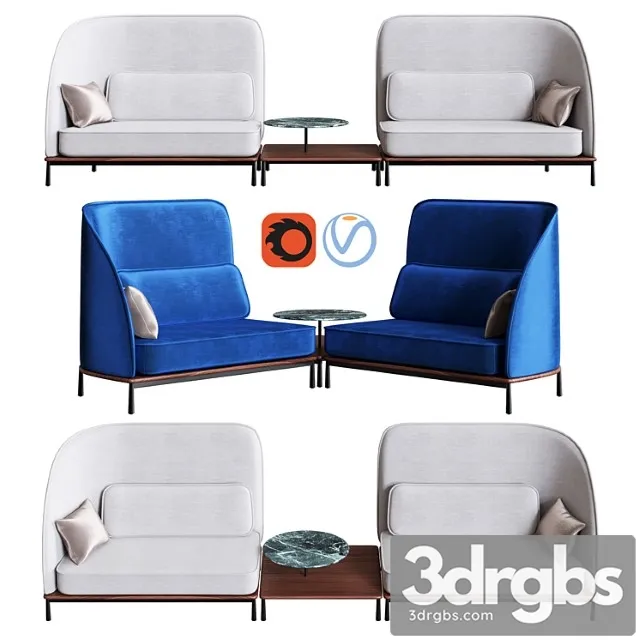 r & arc coffee table 3D Model Download