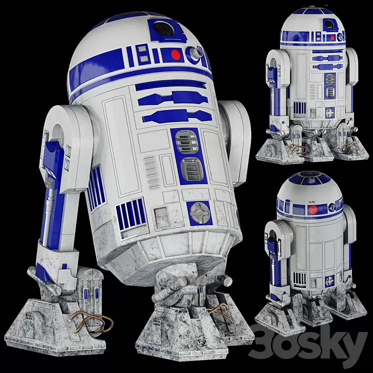 R2-D2 (Star Wars) 3D Model