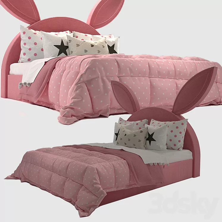 rabbit bed 3D Model
