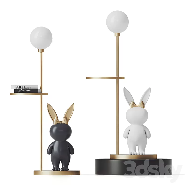 Rabbit Floor Lamp 3D Model Free Download Rabbit Floor Lamp 3D Model Free Download