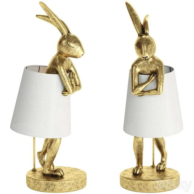 Rabbit Lamp 3D Model Rabbit Lamp 3D Model