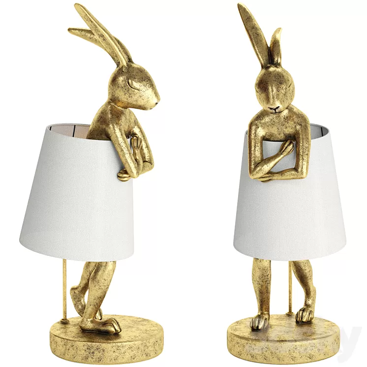Rabbit Lamp 3D Model Rabbit Lamp 3D Model