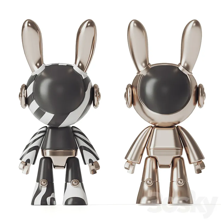 Rabbit_toys 3D Model Free Download