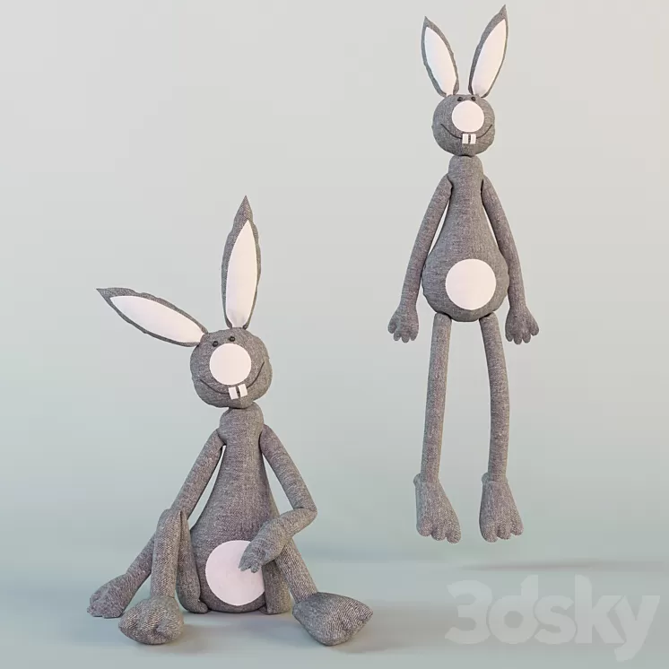 rabbits 3D Model rabbits 3D Model