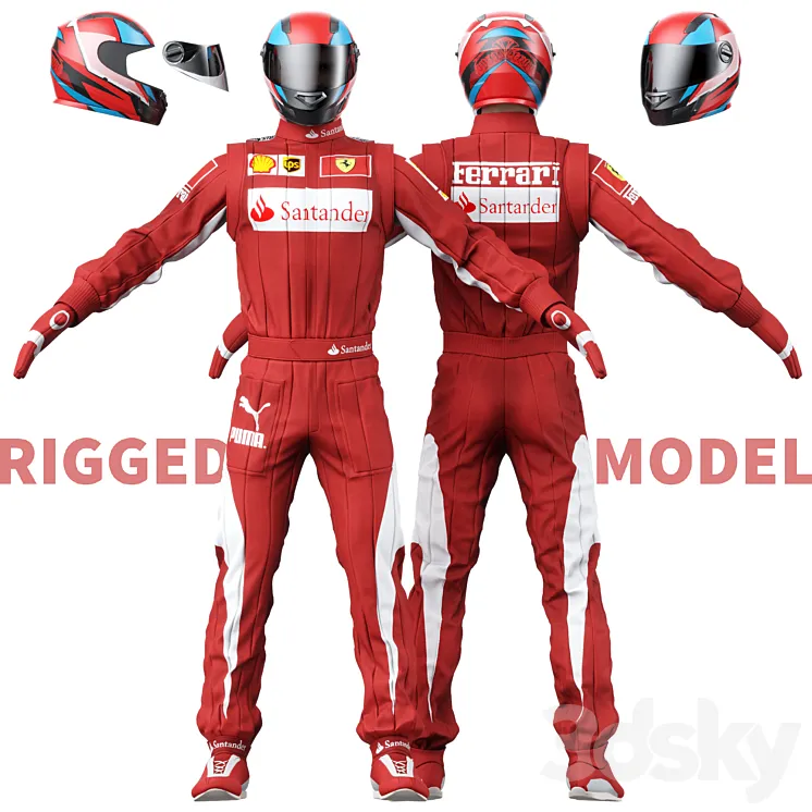 Racer 3D Model Free Download