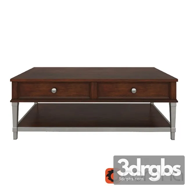 Rachael ray home cocktail table with metal base at good& 2 3D Model Download Rachael ray home cocktail table with metal base at good& 2 3D Model Download