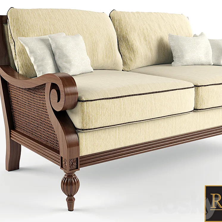 Rachlin Classics \/ Susan Settee 3D Model Free Download