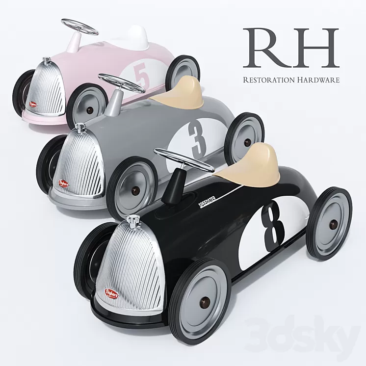 Racing machine Roadster Scoot 3D Model Racing machine Roadster Scoot 3D Model