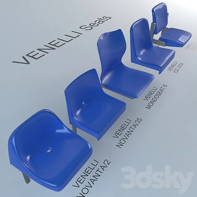 racing seats VENELLI 3D Model