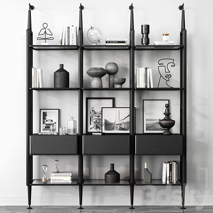 Rack ARIA by PORADA 3D Model Rack ARIA by PORADA 3D Model