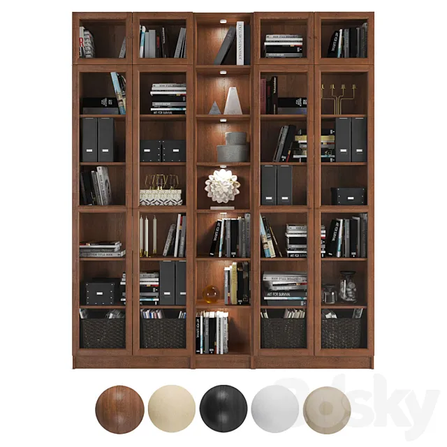 Rack Billy _ Oksberg Ikea.Combination-5 3DModel