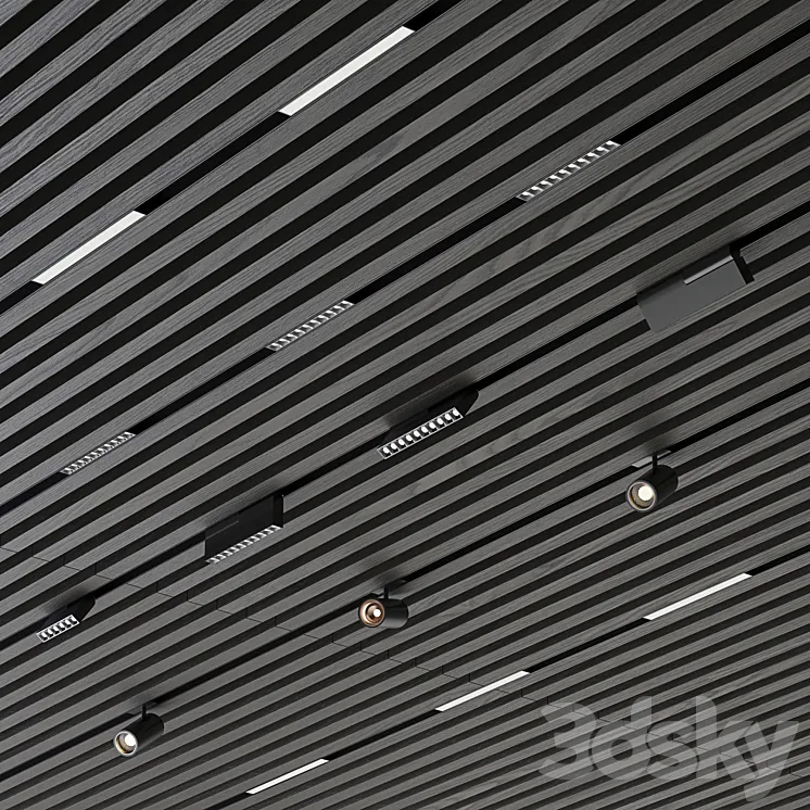 rack ceiling 3D Model Free Download