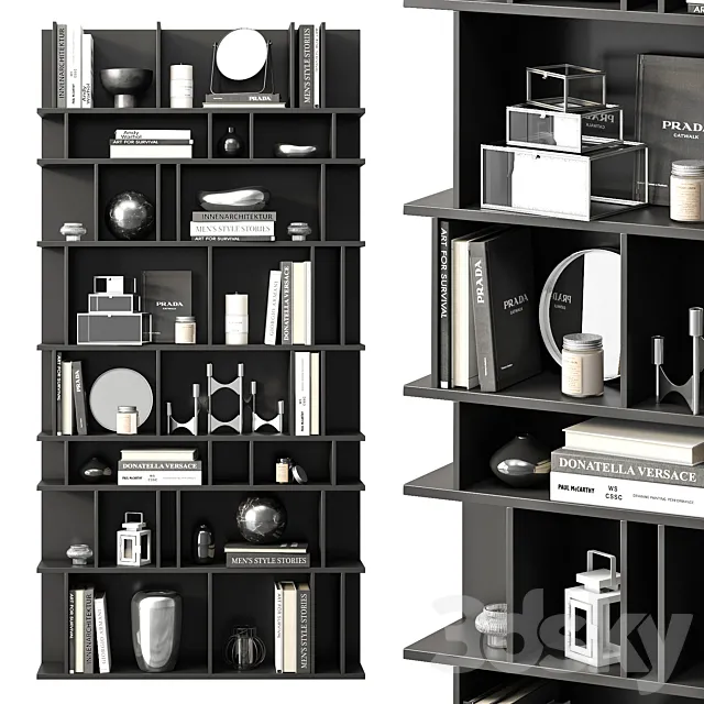 Rack COMO (black) by BoConcept 3DModel
