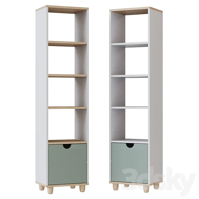 Rack for childrens Halli in two versions (divan.ru) 3D Model
