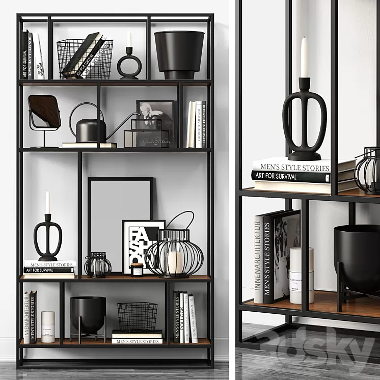 Rack MAKELLA by Intelligent design 3D Model Rack MAKELLA by Intelligent design 3D Model