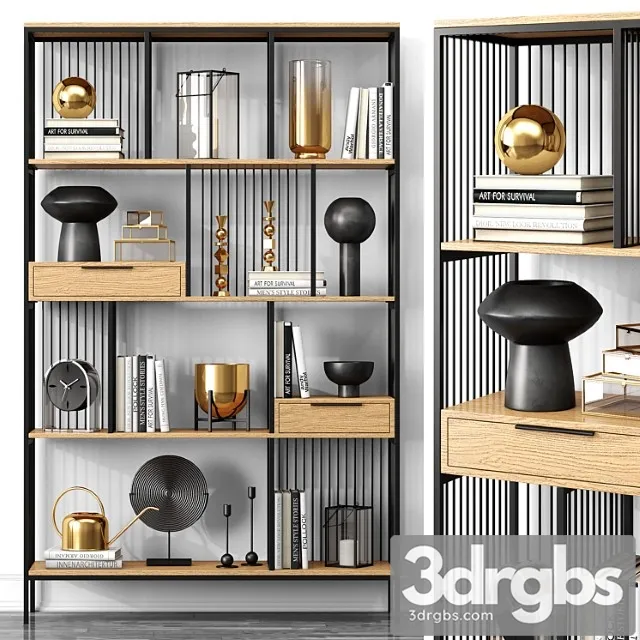 Rack modena by kare design 2 3D Model Download Rack modena by kare design 2 3D Model Download