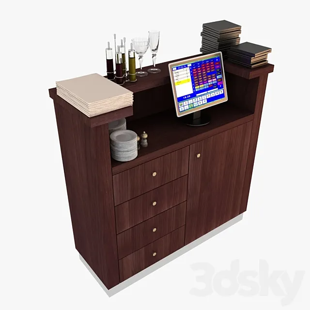 Rack servers 3D Model