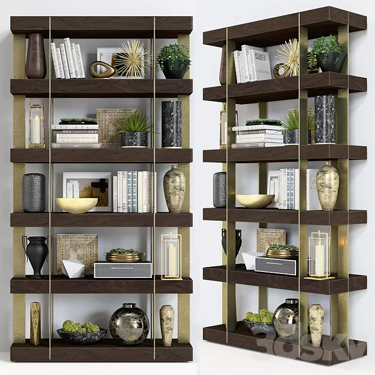 Rack Verrazano Restoration Hardware 3D Model Rack Verrazano Restoration Hardware 3D Model