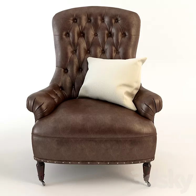 Radclife Tufted (leatcher) 3D Model