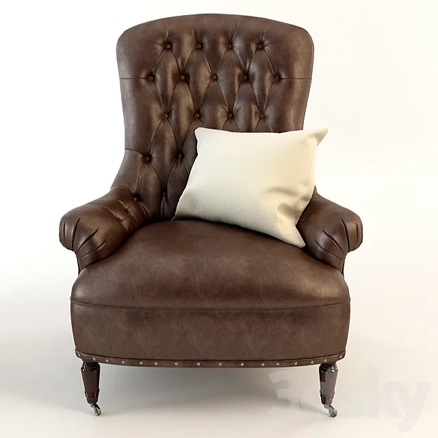 Radclife Tufted (leatcher) 3DModel