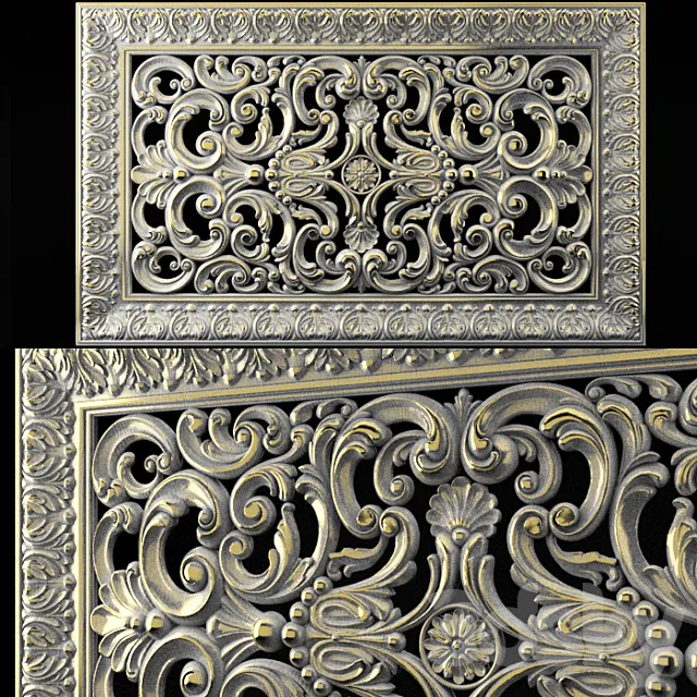 radiator grille 3DModel radiator grille 3DModel