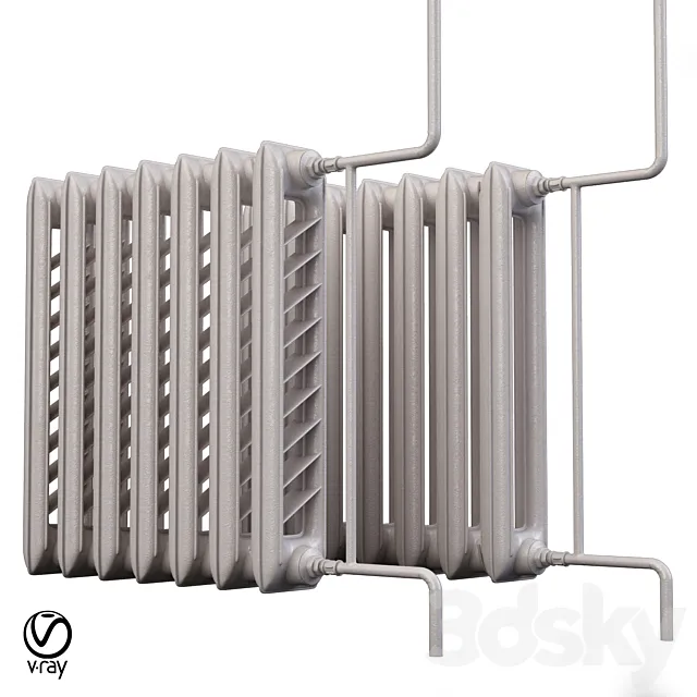 Radiator MC-140 3D Model