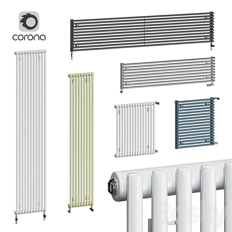 Radiators Zehnder Kleo KLV KLH 3D Model