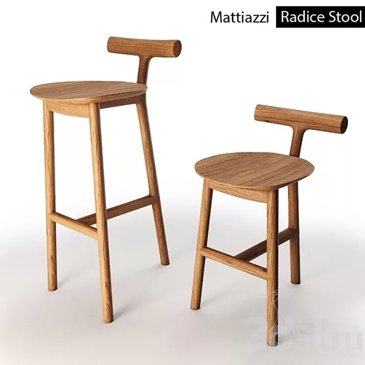 Radice stool 3D Model