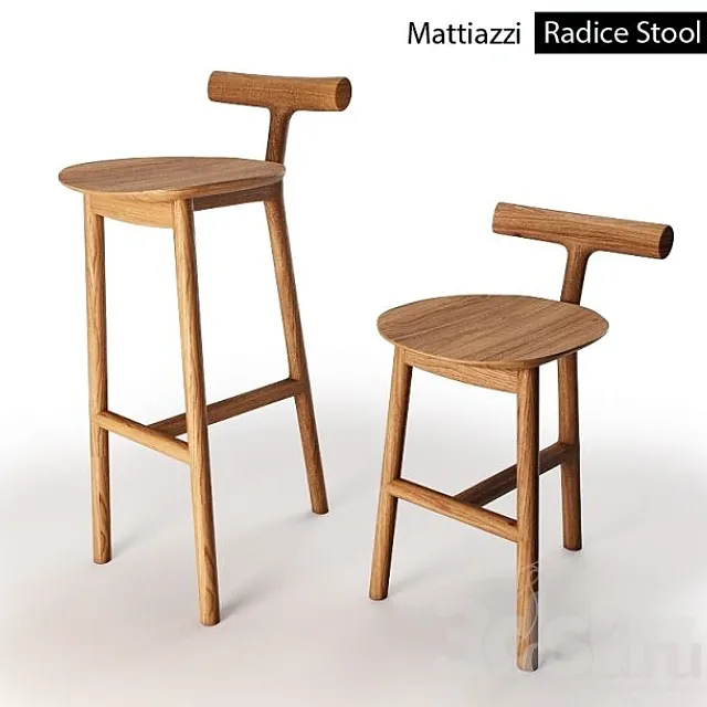 Radice stool 3DModel Radice stool 3DModel
