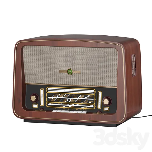 Radio “Belarus-57” 3DModel