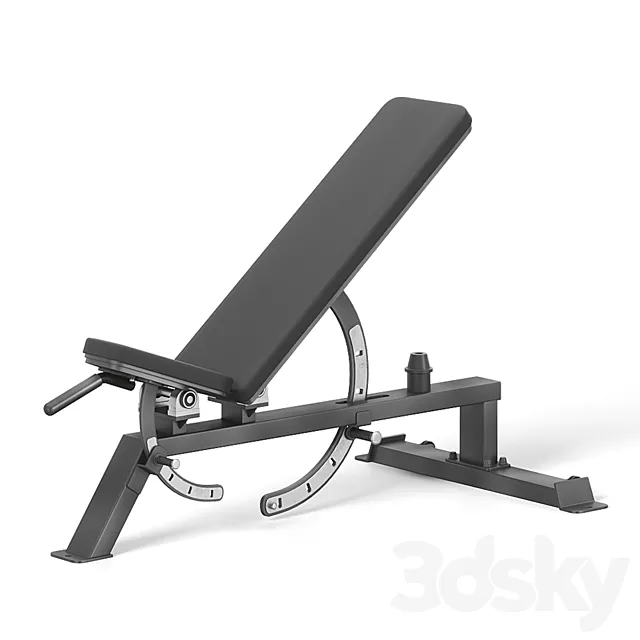 RAE Fitness Bench 3D Model