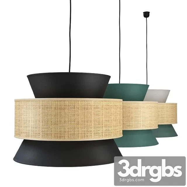Raffia Lampshade Dolkie 3D Model Download