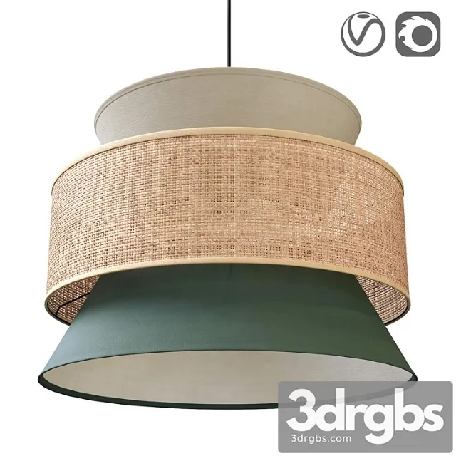 Raffia lampshade, dolkie Raffia lampshade, dolkie