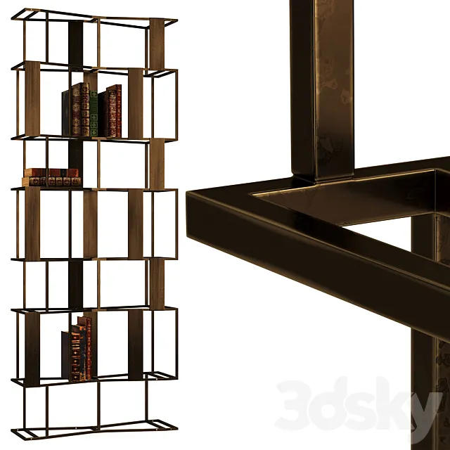RafikI Bookcase 3DModel