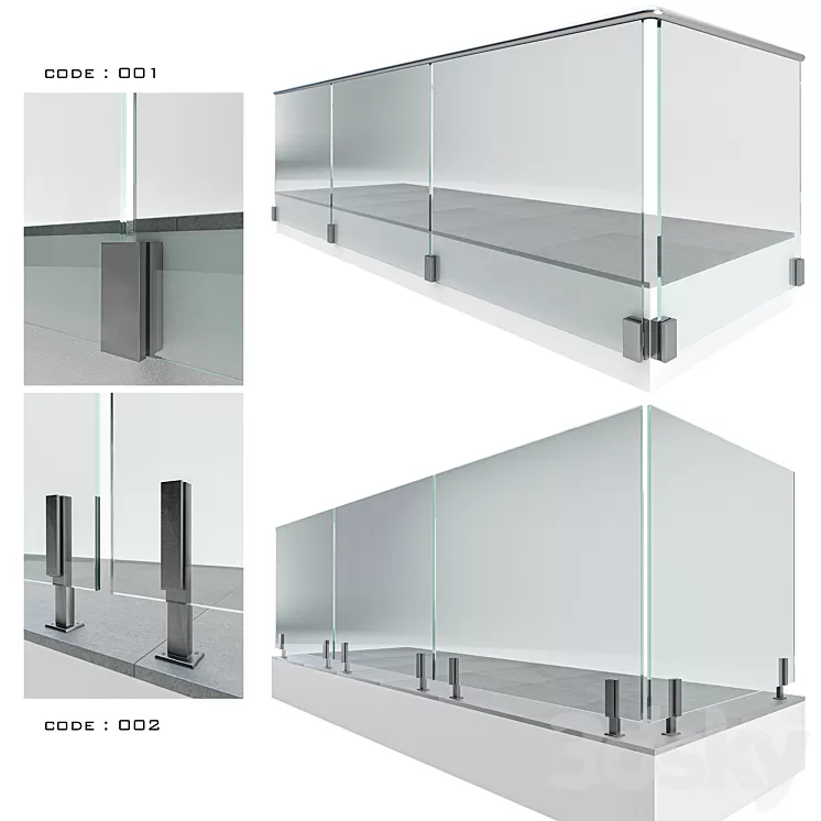 railing-02 3D Model railing-02 3D Model