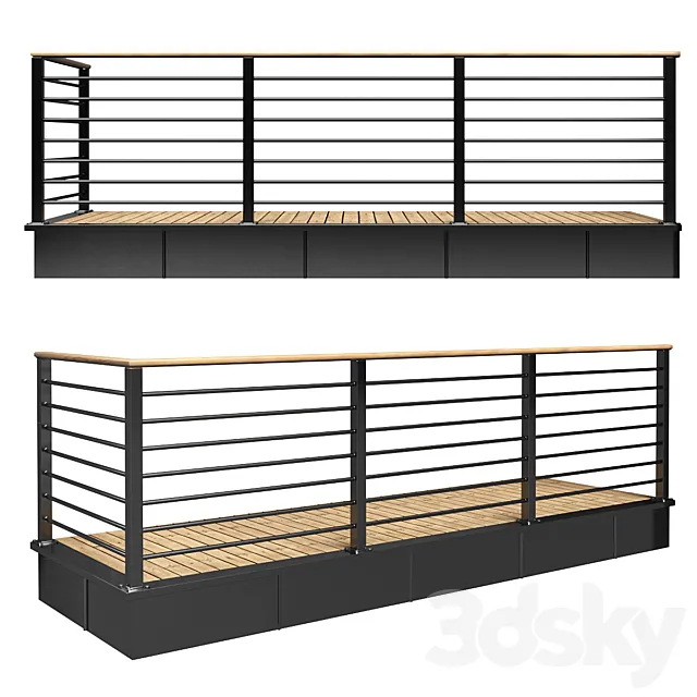 Railing 03 3D Model