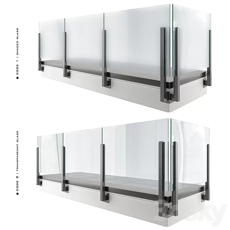 railing-03 3D Model railing-03 3D Model