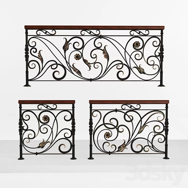railing 3383 3D Model railing 3383 3D Model