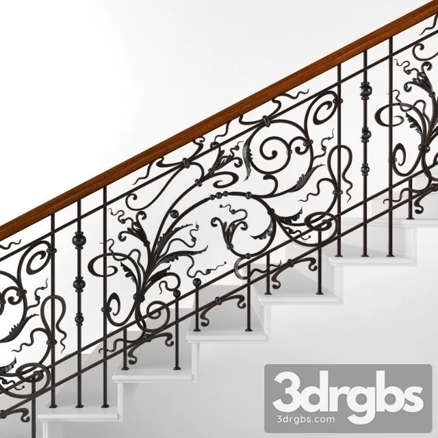 Railing Forging 35 3D Model Download