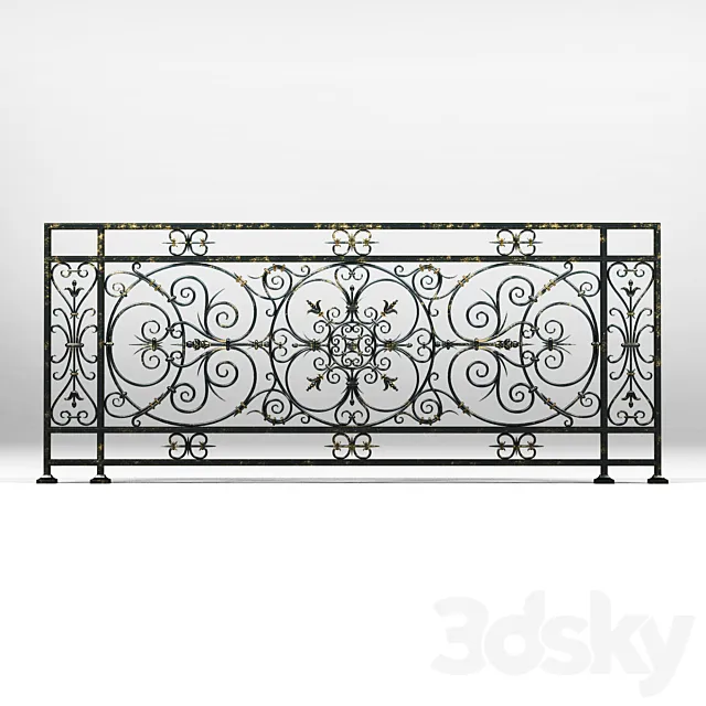railings 7474 3D Model railings 7474 3D Model