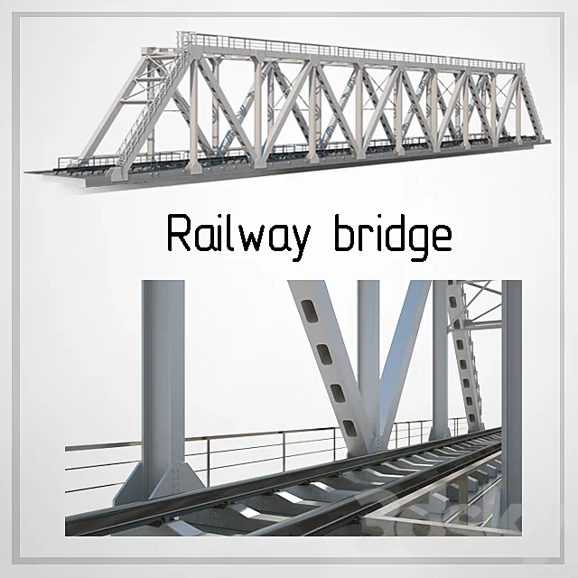 railroad bridge 3DModel