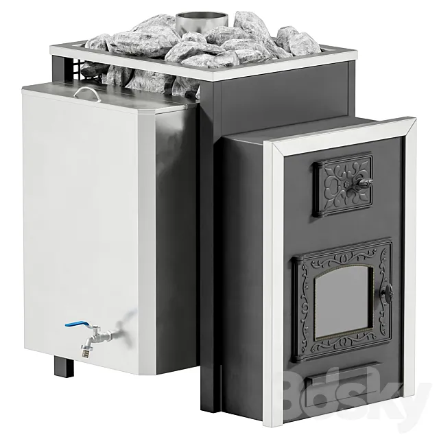 Rainbow stove 3D Model