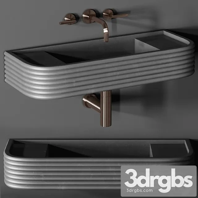 Rakovina Kast Iva Basin 3D Model Download