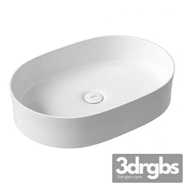 Rakovina Nakladnaia Bocchi Sottile Slim Line 1521 001 0125 3D Model Download