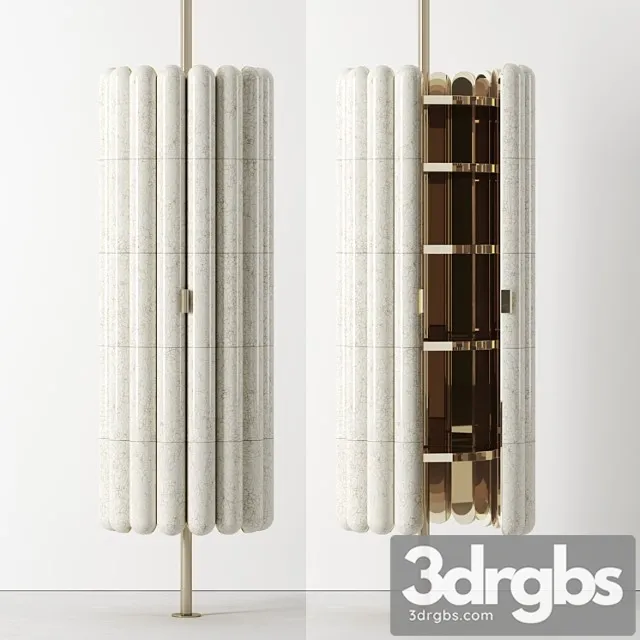 Raku-yaki cabinet bar by emmanuelle simon