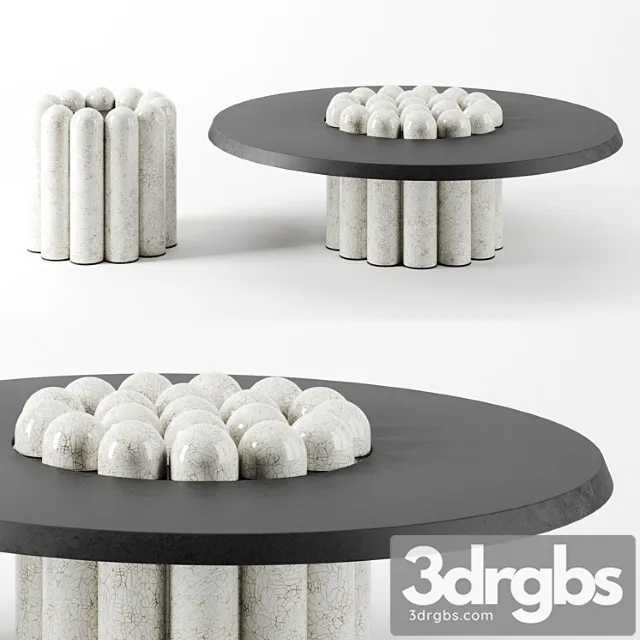 Raku-yaki side tables by emmanuelle simon 2 3D Model Download Raku-yaki side tables by emmanuelle simon 2 3D Model Download